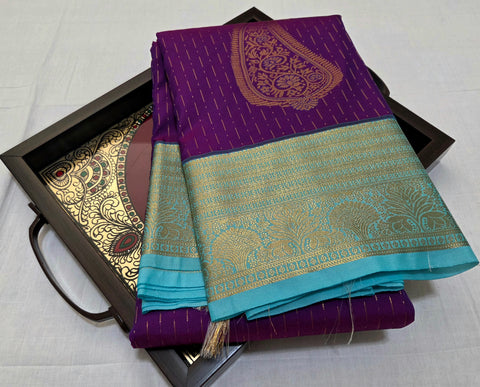KSS - Vadamalli/Icey Blue Korvai
