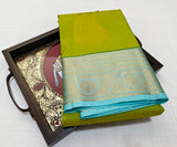 KSS - Lime Green/Ice Blue Korvai