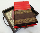 KSS - Dark Peach/Brown Veldari Korvai