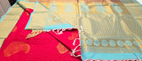 KSS - Red/Ice Blue Korvai