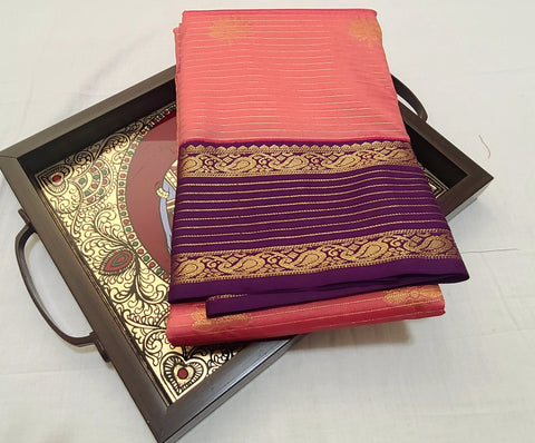 KSS - Coral Pink/Nagapazham Korvai