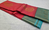 KSS - Dark Peach/Ice Blue Korvai