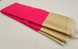 KSS - Tomato Pink/Beige Veldari Korvai