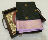 KSS - Bottle Green/Lavender Veldari Korvai