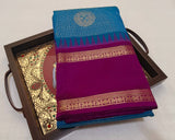 KSS - Blue/Wine Korvai Kottadhi
