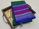 KSS - Dark Green/Blue Korvai
