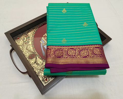 KSS - Sea Green/Wine Veldari Korvai