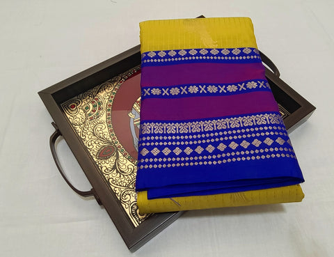 KSS - Yellow/Blue Korvai