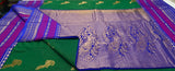 KSS - Dark Green/Blue Korvai