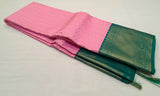 KSS - Pink/Peacock Green Lakshadeepam Korvai