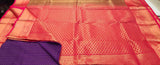 KSS - Violet/Tomato Pink Lakshadeepam Korvai