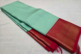 KSS - Pista Green/Pink Lakshadeepam Korvai