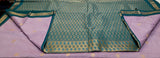 KSS - Lilac/Peacock Green Korvai