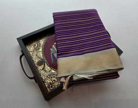 KSS - Violet/Grey Veldari Korvai