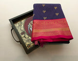 KSS - Dark Blue/Pink Korvai