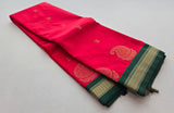 KSS - Chilli Red/Bottle Green Korvai