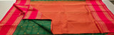 KSS - Meenakshi Green/Pink Korvai