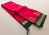 KSS - Tomato Pink/Bottle Green Korvai