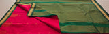 KSS - Tomato Pink/Bottle Green Korvai