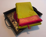 KSS - Mint Green/Pink Korvai