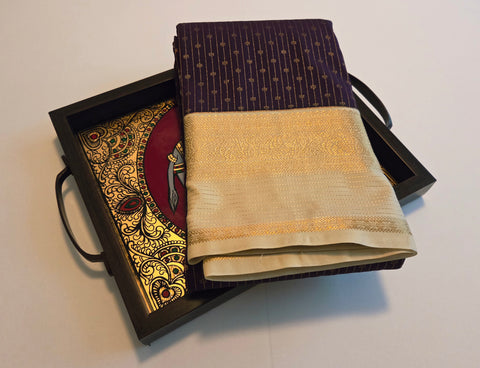 KSS - Nagapazham/Beige Korvai