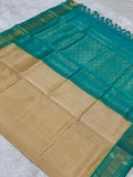 KSC - Double shaded Tuscan Beige/Sea Green Korvai