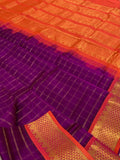 KSC - Double shaded Vadamalli with Carrot Orange Kattam