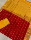 KSC - Chilli Red/Turmeric Yellow Kattam