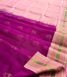 KSC - Double shaded Magenta with Baby Pink Korvai