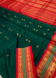 KSC - Emerald Green/Chilli Red Korvai