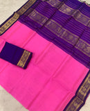 KSC - Rosemilk Pink/Indigo Blue Korvai