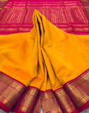 KSC - Mango yellow with Pattu Rose