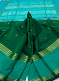 KSC - Double Shaded Emerald Green with Sea Blue