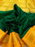 KSC - Emerald Green/Mango Yellow Korvai