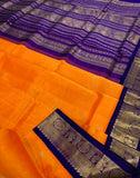 KSC - Mango Yellow/Blue Korvai