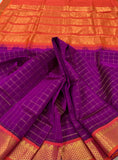 KSC - Double shaded Vadamalli with Carrot Orange Kattam