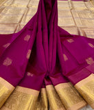 KSC - Majentha/Beige Korvai