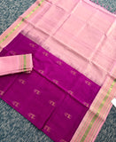 KSC - Double shaded Magenta with Baby Pink Korvai