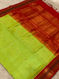 KSC - Parrot Green/Chilli Red Korvai