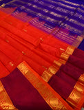 KSC - Double shaded Reddish Orange/Navy Blue