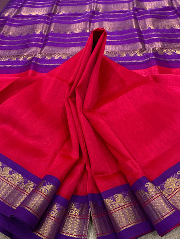 KSC - Double shaded Scarlet Red with Violet