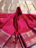 KSC - Double shaded Pattu Rose with Beige
