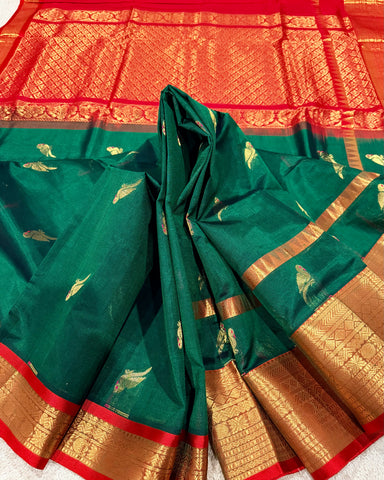 KSC - Deep Emerald Green with Chilli Red Kili
