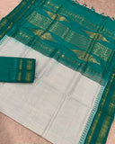 KSC - Venn Pattu with Rama Green Kattam