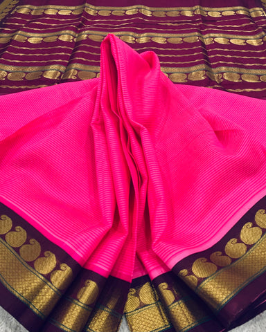 KSC - Mittai Pink with Coffee Brown