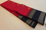 KSS - Chilli Red/Dark Blue Korvai