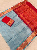 KSC - Cool Icy Blue with Sindhoor Red Lakshadeepam
