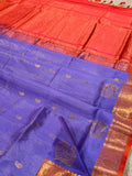 KSC - Double shaded Lavender with Orange Vaira Oosi buttis