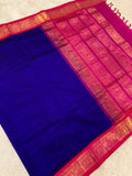 KSC - Royal Blue / Pink Korvai