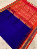 KSC - M.S Blue/Peach Korvai